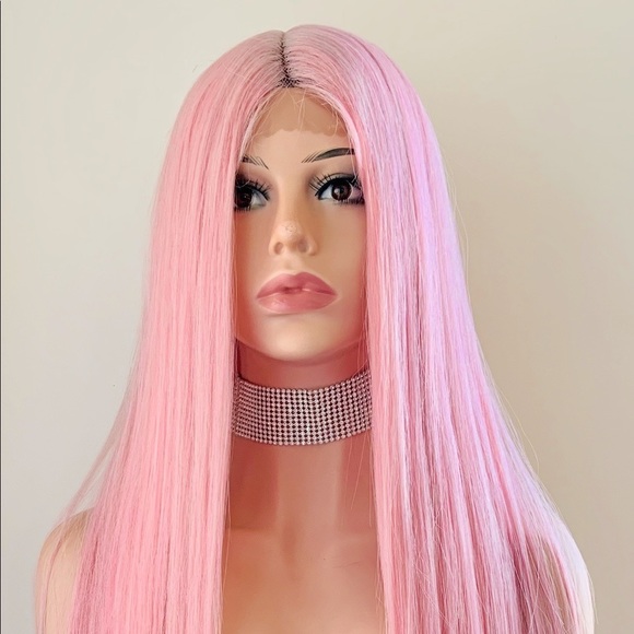 Pretty In Pink 36” Premium Fiber Lace Front Wig for Daily Wear/Costumes/Events… - Picture 13 of 16